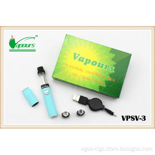Colorful 350mah Elips E Cig Micro G Pen 3in1 Herb / Wax Vaporizer Ceramic Pen